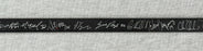 1998-99 Chicago Blackhawks Team Signed Krivokrasov Game Used Hockey Stick BAS