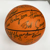 Bill Russell Red Auerbach Boston Celtics HOF Legends Signed Basketball Beckett