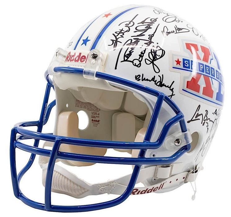 Beautiful Super Bowl MVP's Signed Helmet 42 Sigs With Tom Brady Fanatics COA