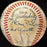 1950's Chicago Cubs Legends Multi Signed Baseball Ernie Banks Beckett COA 20 Sig