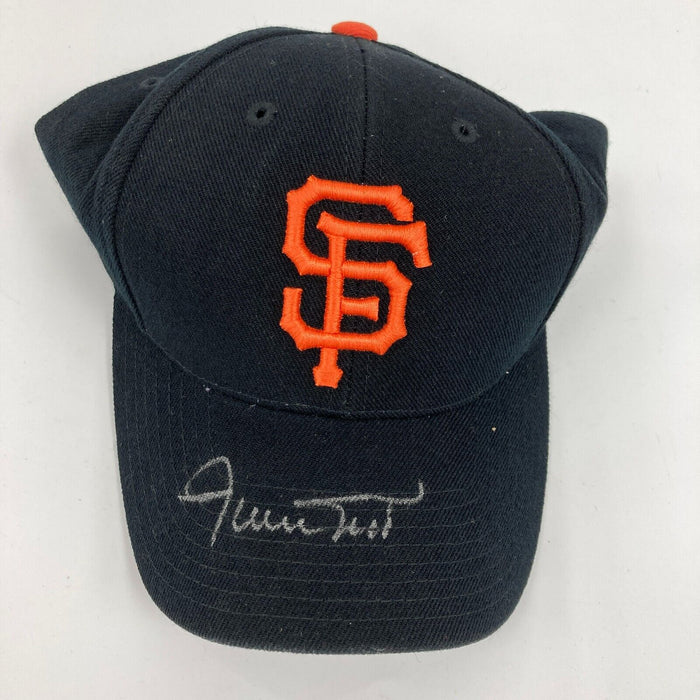 Willie Mays Signed Autographed San Francisco Giants Baseball Hat JSA COA