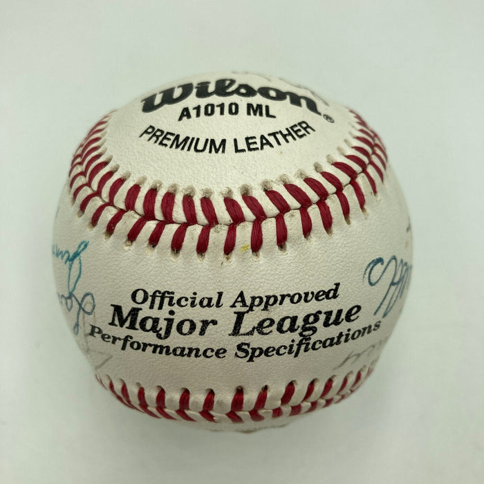 Josh Gibson Jr. Negro League Legends Multi Signed Baseball JSA COA