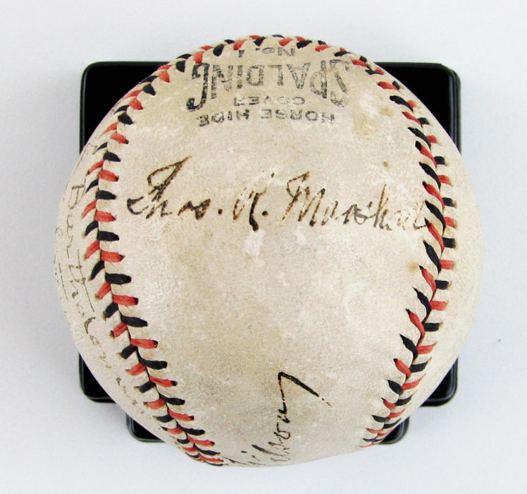 President Woodrow Wilson Signed 1917 National League Baseball PSA DNA COA