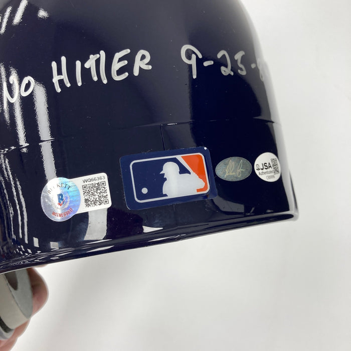 Nolan Ryan Jeff Bagwell Craig Biggio Houston Astros Legends Signed Helmet JSA