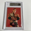 Dwayne Johnson  The Rock Signed 1998 Duocards WWF Wrestling Card BGS Authentic