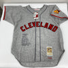Bob Feller Signed Inscribed STATS Cleveland Indians Mitchell & Ness Jersey PSA