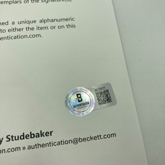 1970 All Star Game Team Signed Baseball Roberto Clemente Willie Mays Beckett COA