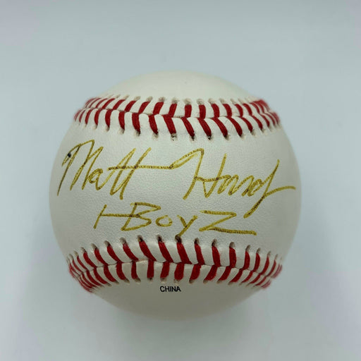 Matt Hardy Single Signed Autographed Baseball WWE Wrestling With JSA COA