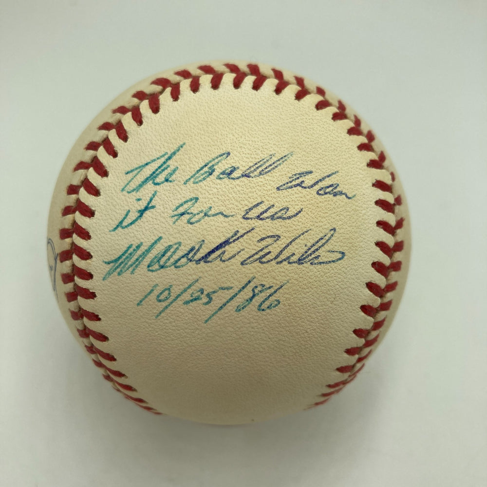 Bill Buckner & Mookie Wilson "This Ball Won It For Us" Signed W.S. Baseball JSA