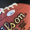 Reggie White & Willie Davis Packers Signed Wilson NFL Game Football JSA COA