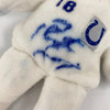 Salvino's Bammers #18 Peyton Manning Signed Indianapolis Colts Beanie Bear JSA