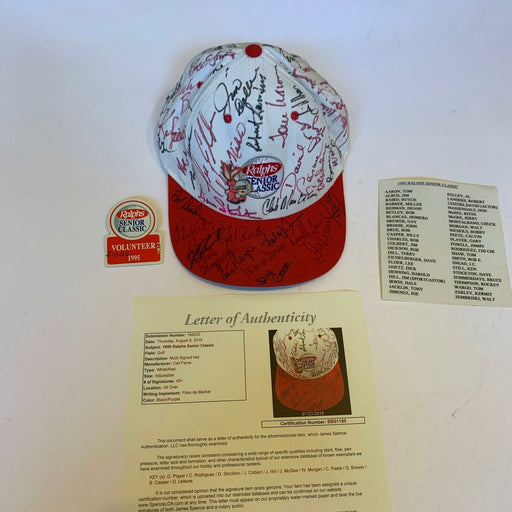 1995 PGA Ralphs Senior Classic Signed Hat 46 Sigs Nichols Rodriguez JSA COA