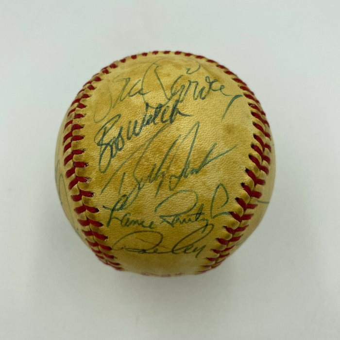 Historic 1978 Yankees & Dodgers Signed World Series Game Used Baseball JSA COA