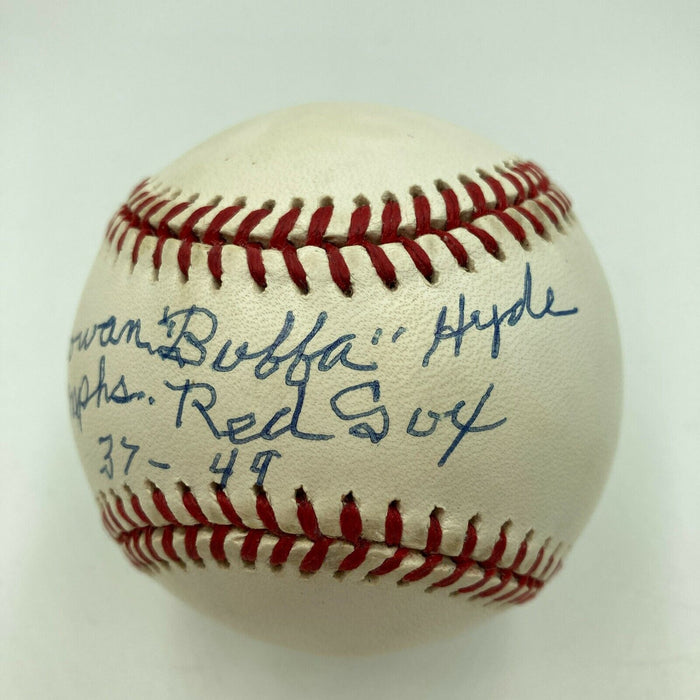 Cowan Hyde Signed Official Major League Baseball Negro League Legend JSA
