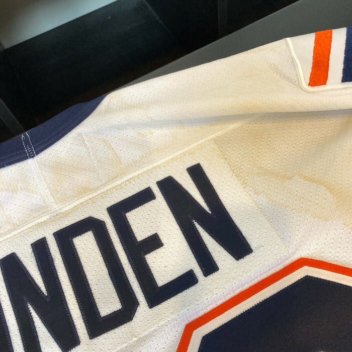 Trevor Linden Signed Authentic New York Islanders Game Model Jersey With JSA COA