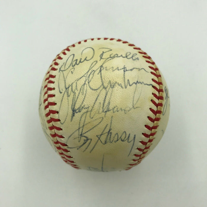 1980 Cleveland Indians Team Signed Autographed American League Baseball