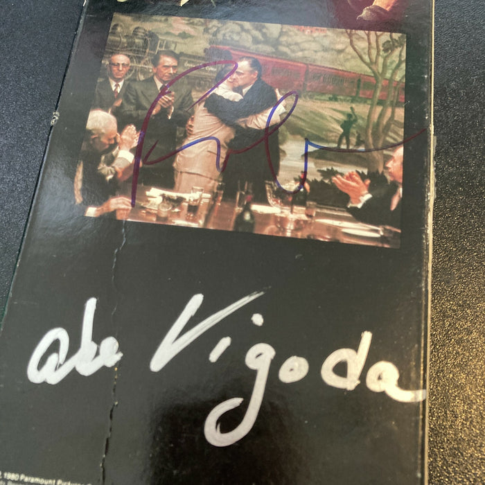 The Godfather Cast Signed Original VHS Movie James Caan Francis Ford Coppola JSA
