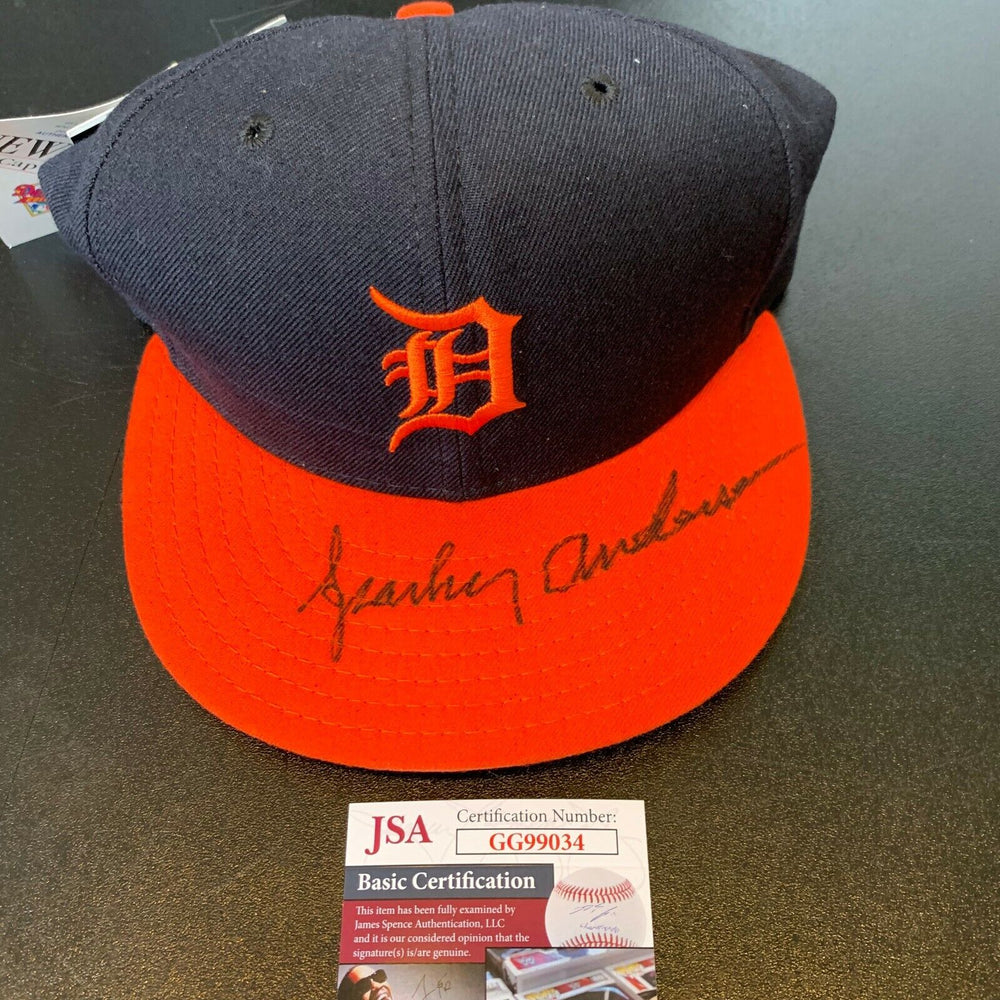 Sparky Anderson Signed Detroit Tigers Game Model Hat Cap With JSA COA