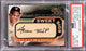 2001 Fleer Showcase Sweet Sigs Lumber Willie Mays Signed Bat Card PSA Auto 9