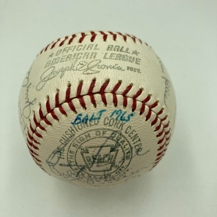 1965 Baltimore Orioles Team Signed American League Baseball 31 Sigs JSA COA
