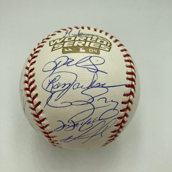 2004 Boston Red Sox World Series Champs Team Signed W.S. Baseball MLB Authentic