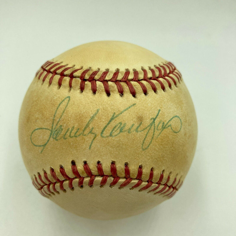 Sandy Koufax Signed Official National League Baseball JSA COA