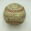 Eddie Collins Red Faber 1929 A's World Series Champs Signed Baseball JSA COA