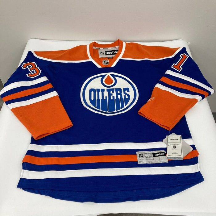 Grant Fuhr Signed Authentic Edmonton Oilers Jersey Reebok JSA COA