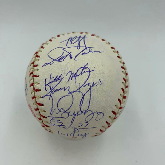 Derek Jeter Mariano Rivera Ortiz Signed 2004 All Star Game Signed Baseball MLB