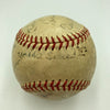 1952 World Series Game Used Baseball Signed By Attendees & Umpires JSA COA