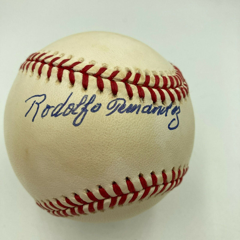 Rodolfo Fernan Signed Official Major League Baseball Negro League Legend JSA COA