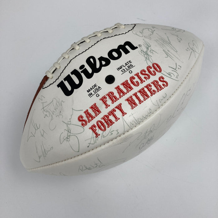 1994 San Francisco 49ers Super Bowl XXIX Champs Team Signed Football JSA COA