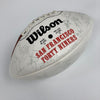 1994 San Francisco 49ers Super Bowl XXIX Champs Team Signed Football JSA COA