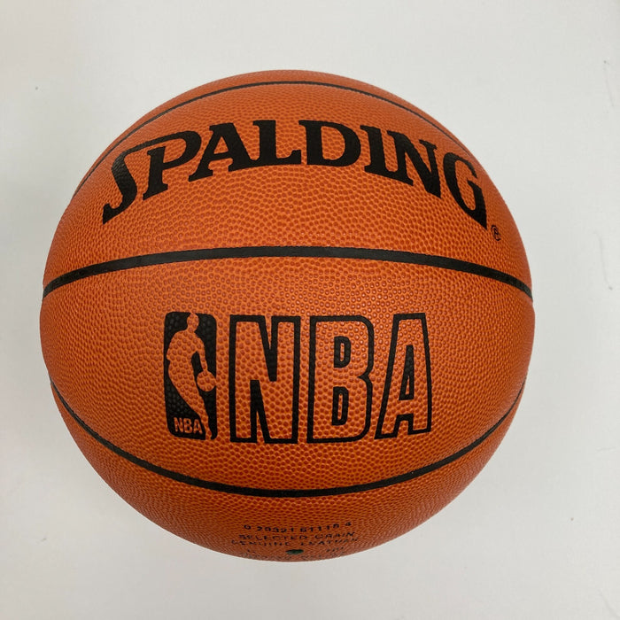 Kobe Bryant Signed Spalding Official Game Basketball Silver Ink Upper Deck UDA