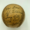 1946 Detroit Tigers Team Signed Official American League Harridge Baseball