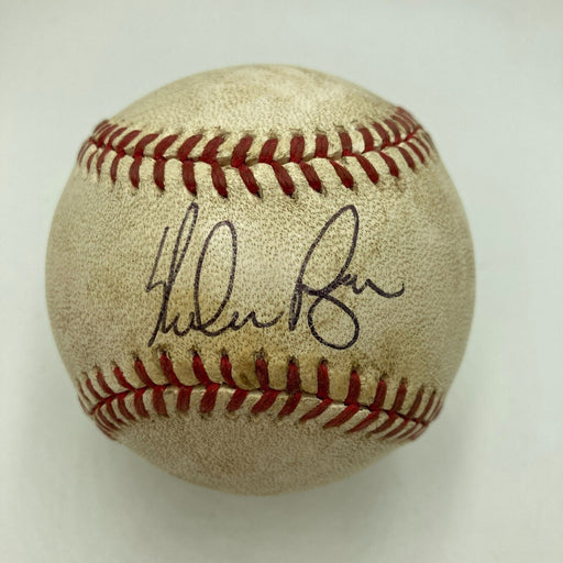 Nolan Ryan Signed 1993 Game Used Official American League Baseball JSA COA