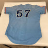 Gary Carter 1974 MLB Debut Rookie Game Used Signed Montreal Expos Jersey SIA COA