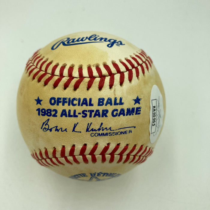 Kent Hrbek & Steve Sax Signed 1982 All Star Game Baseball JSA COA