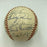 Joe Dimaggio 1968 Yankees Old Timers Day Multi Signed Baseball JSA COA