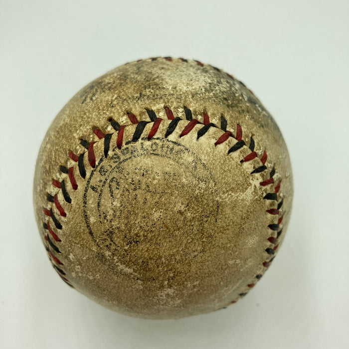 Jesse Haines 1930's Cardinals Signed Official National League Baseball JSA COA