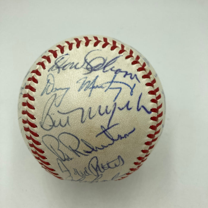 1970 Pittsburgh Pirates Team Signed Baseball With Roberto Clemente JSA