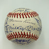 Mickey Mantle New York Yankees Hall Of Fame Legends Multi Signed Baseball JSA