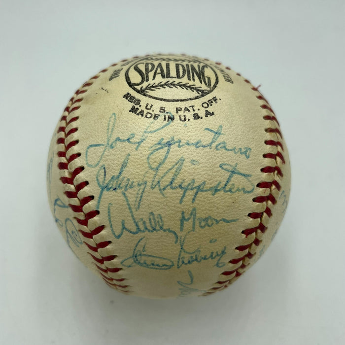 1959 Los Angeles Dodgers World Series Champs Team Signed Baseball Koufax Beckett