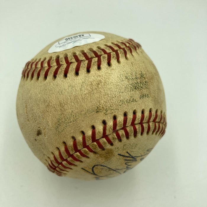 Boog Powell Playing Days Signed 1960's American League Cronin Baseball JSA COA