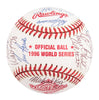 1996 Yankees Team Signed World Series Baseball Derek Jeter Mariano Rivera JSA