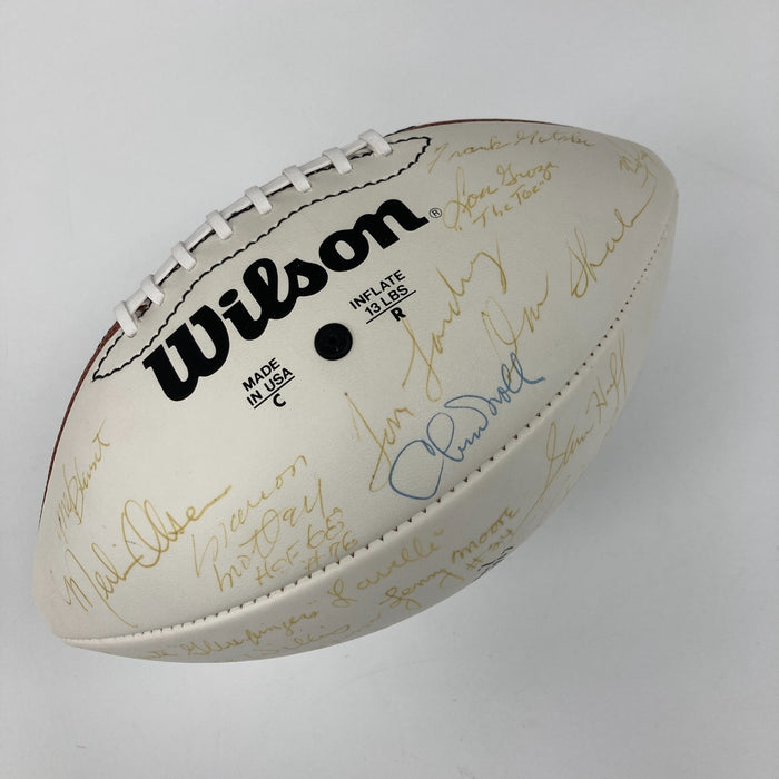 Jim Brown Tom Landry Dan Marino Hall Of Fame Multi Signed Football 31 Sigs JSA