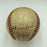 Babe Ruth Mel Ott Joe Dimaggio Ted Williams Willie Mays Signed Baseball PSA DNA
