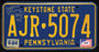 Julius Erving Dr. J #6 Signed Pennsylvania License Plate PSA DNA COA