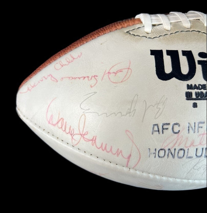 1980 NFL Pro Bowl Team Signed Wilson Official Football 30+ Sigs JSA COA