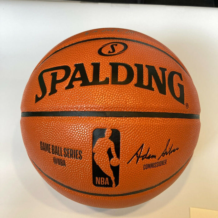 Extraordinary Bill Russell Signed Heavily Inscribed STAT Basketball JSA COA